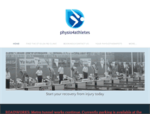 Tablet Screenshot of physio4athletes.com